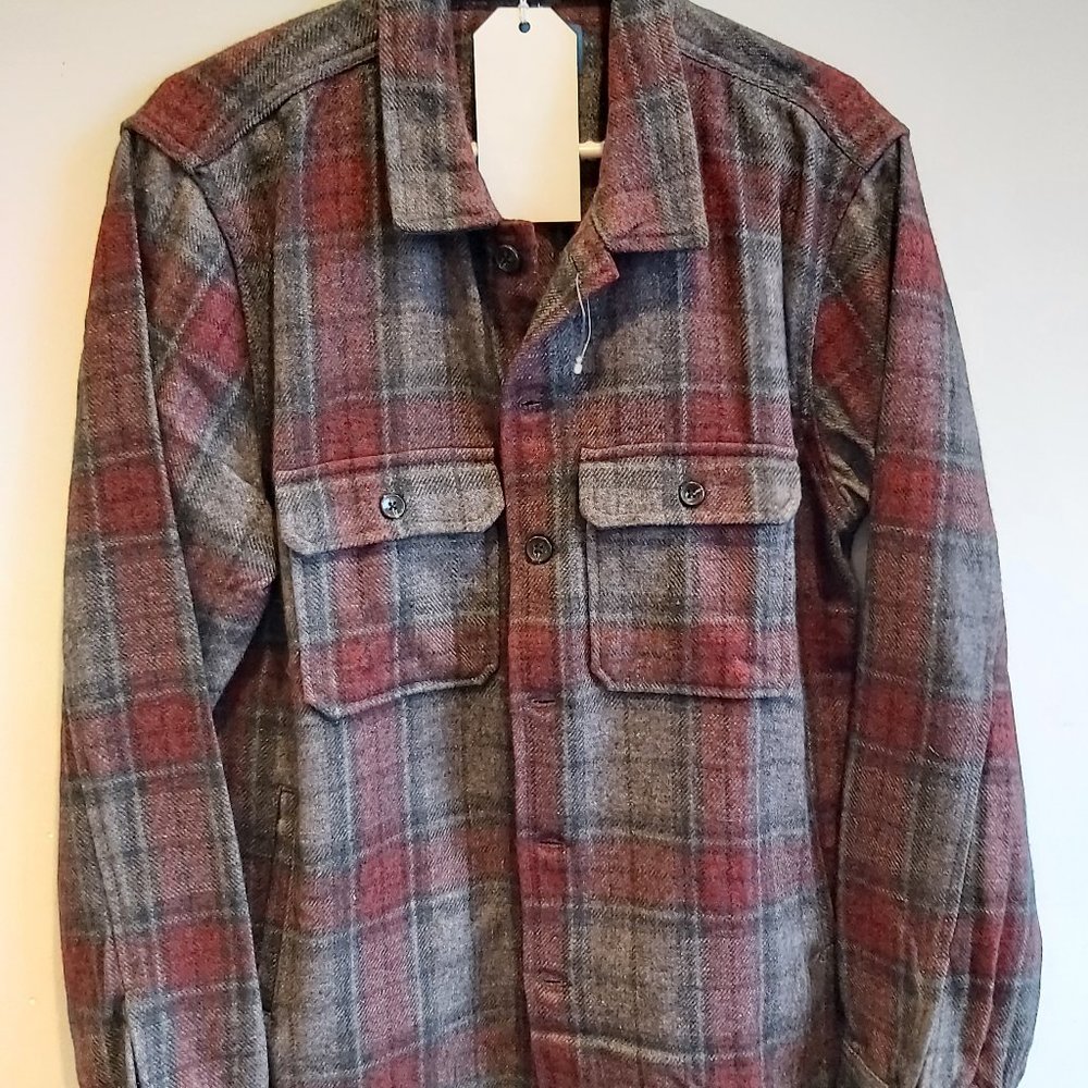 Long sleeved plaid shirt